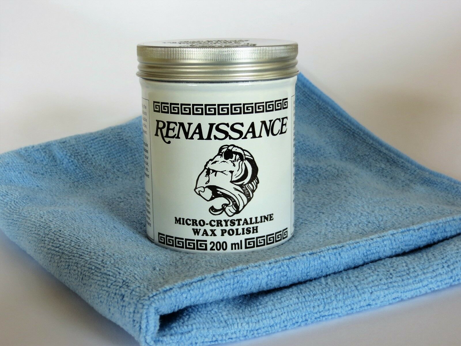 Renaissance Wax - 200ml With A Large 16"x16" Commercial Grade Microfiber Cloth