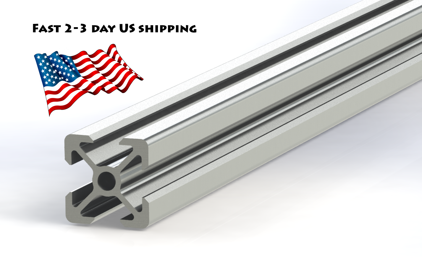 Pdtech 2020 20x20mm T-slot Vslot Frame Aluminum Extrusion Cut < 48in 1.2m Usa